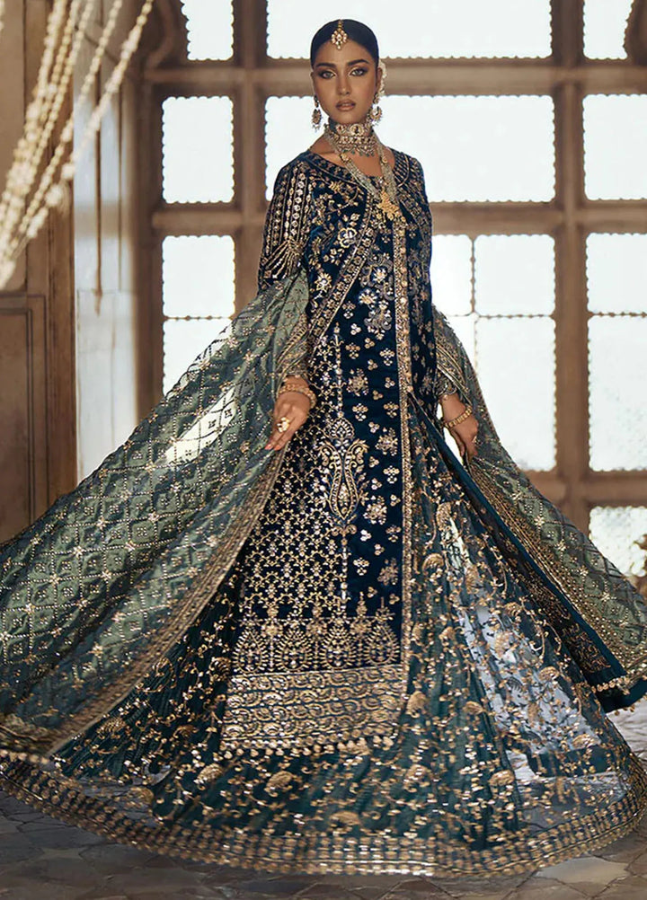 Dastoor by Aik Atelier Embroidered Velvet Suit Unstitched 3 Piece AIK24DV D-05 - Formals Collection