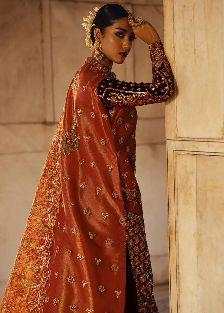 Dastoor by Aik Atelier Embroidered Velvet Suit Unstitched 3 Piece AIK24DV D-06 - Formals Collection