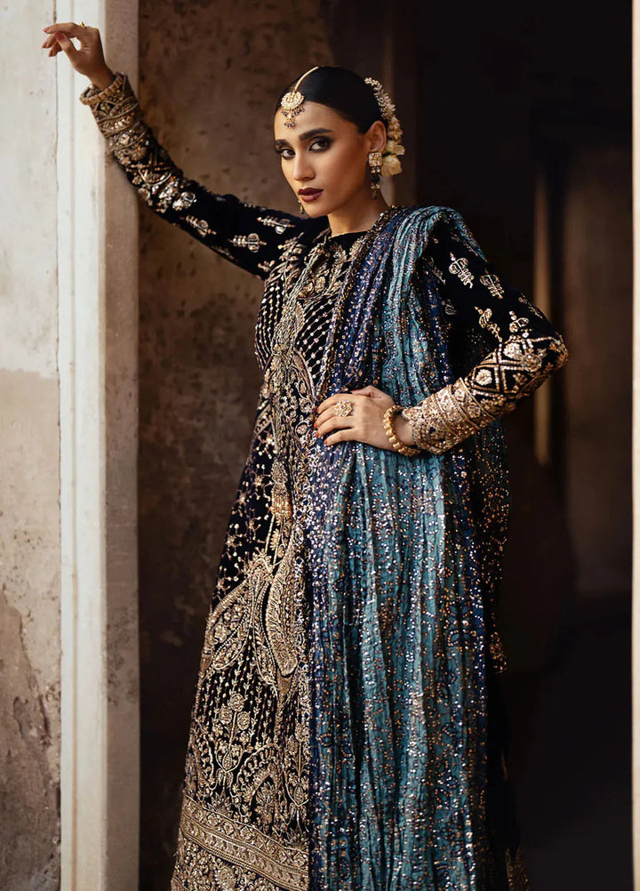 Dastoor by Aik Atelier Embroidered Velvet Suit Unstitched 3 Piece AIK24DV D-07 - Formals Collection
