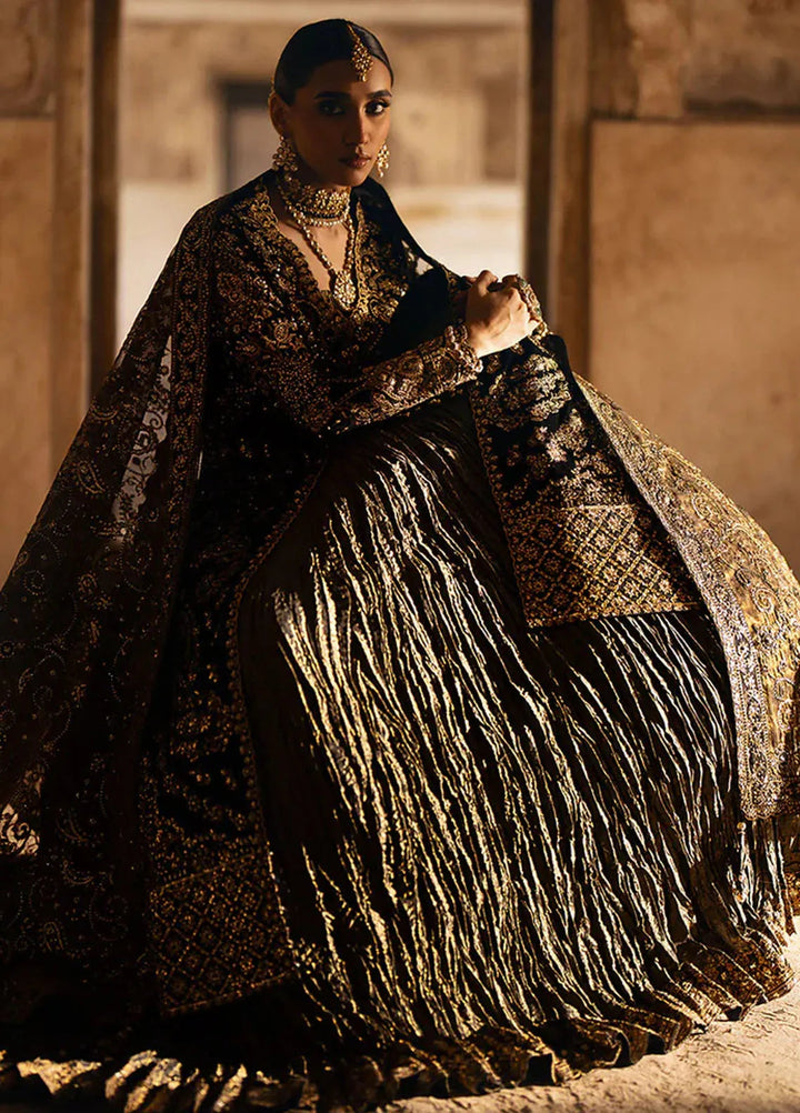 Dastoor by Aik Atelier Embroidered Velvet Suit Unstitched 3 Piece AIK24DV D-08 - Formals Collection