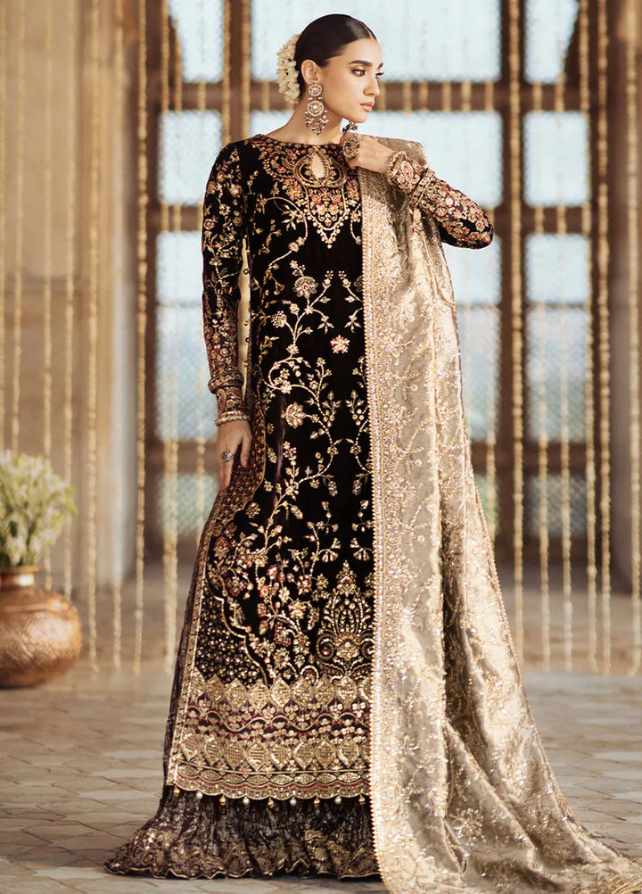 Dastoor by Aik Atelier Embroidered Velvet Suit Unstitched 3 Piece AIK24DV D-09 - Formals Collection