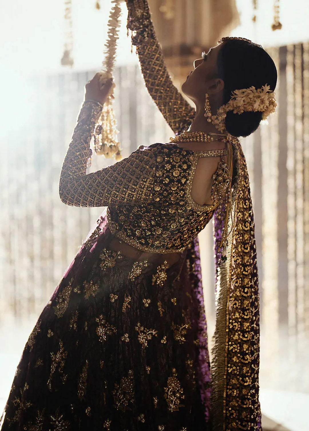 Dastoor by Aik Atelier Embroidered Velvet Suit Unstitched 3 Piece AIK24DV D-10 - Formals Collection