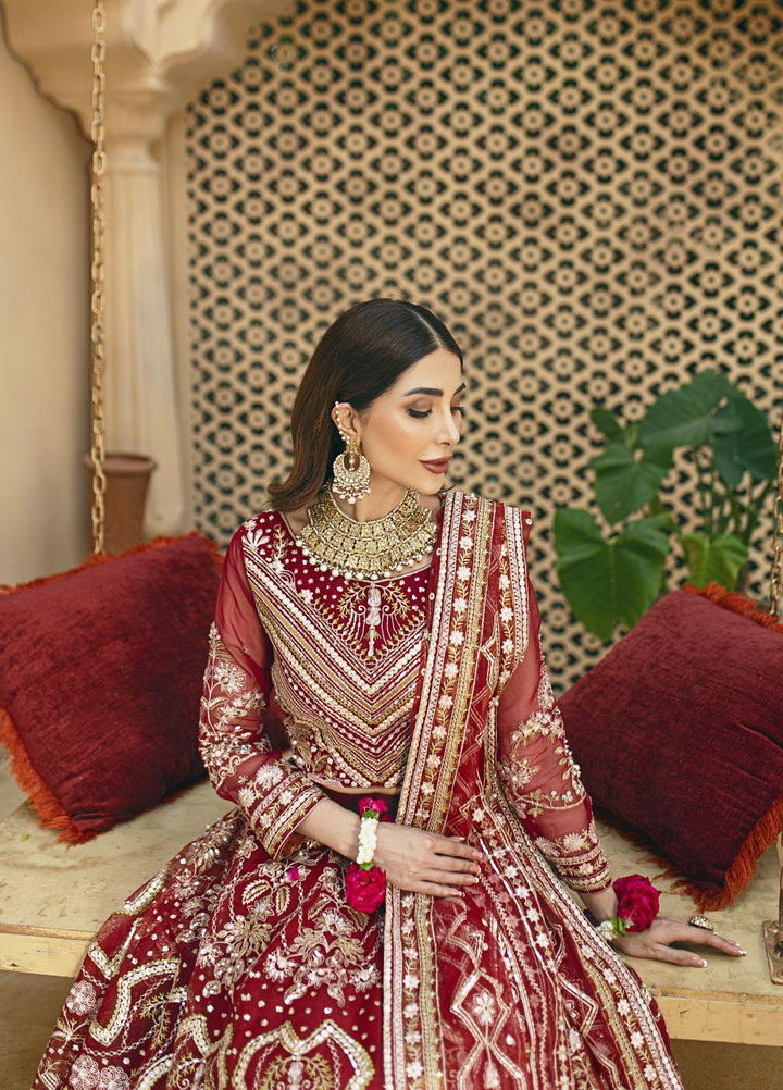 Daud Abbas Luxury Pret Embroidered Organza 2 Piece Dress DA22DSD DA-WF-0001 Qalb
