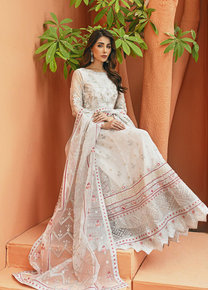 Daud Abbas Luxury Pret Embroidered Organza 2 Piece Dress DA22DSD DA-WF-0004 Makhmal