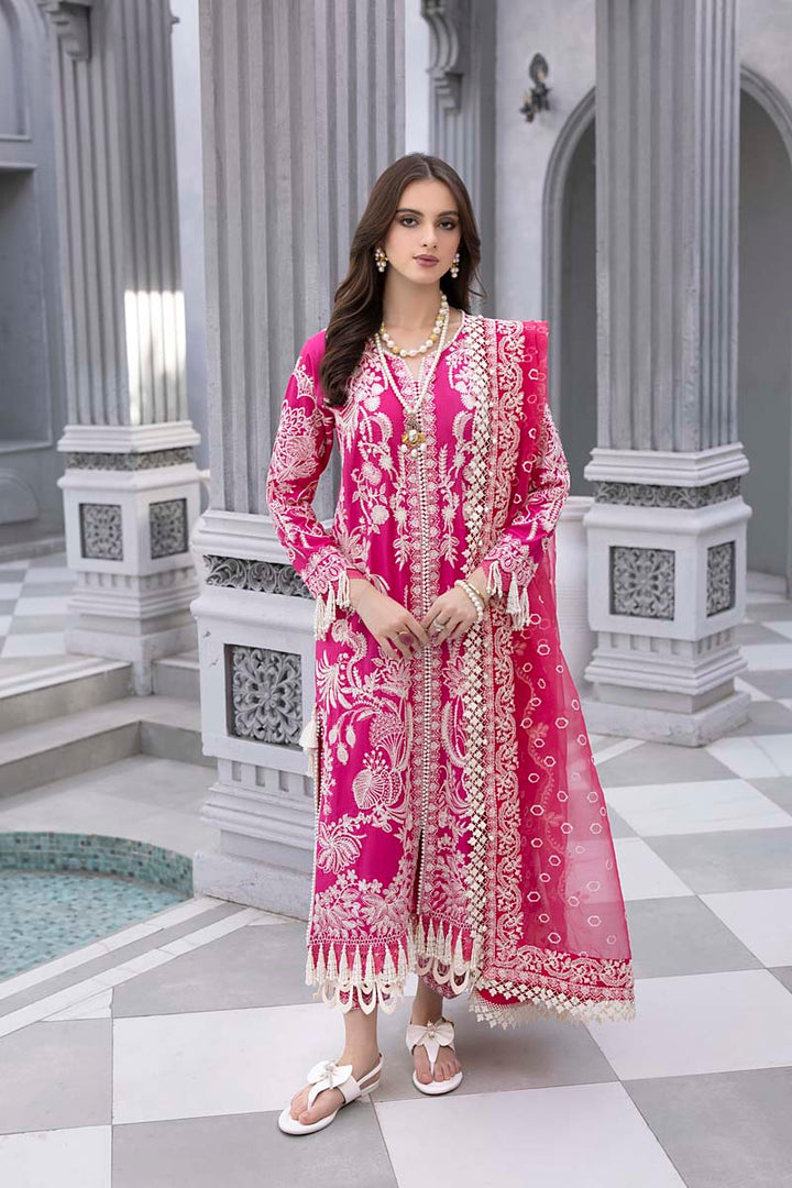 Husn E Adaa by Maham Sultan Unstitched Embroidered Lawn 3 Piece Suit MS26UHA Mahpari - Lawn Collection