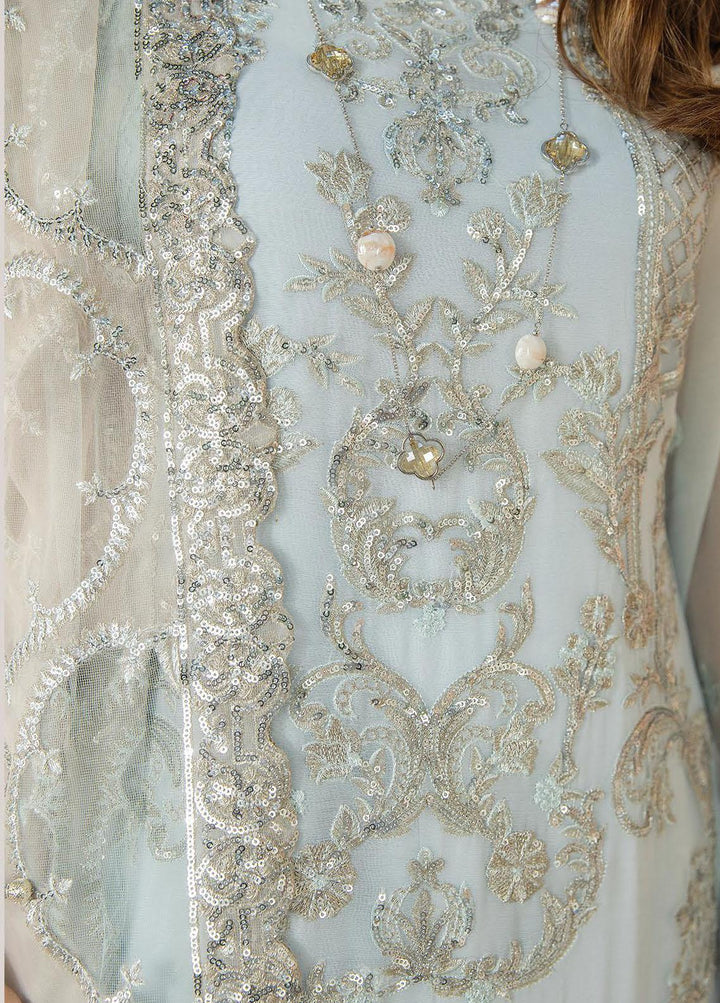 De Lambent Majestic By Imrozia Premium Embroidered Chiffon Suits Unstitched 3 Piece IMP23DLM M-31 Emma - Luxury Collection