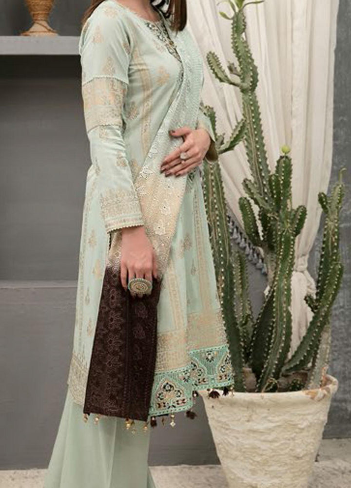 Decked In Dreams By Riaz Arts Embroidered Lawn Suits Unstitched 3 Piece RA21DD 1192 - Summer Collection