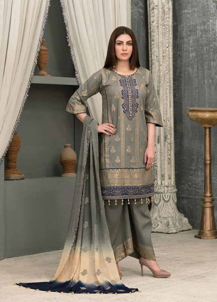 Decked In Dreams By Riaz Arts Embroidered Lawn Suits Unstitched 3 Piece RA21DD 1195 - Summer Collection