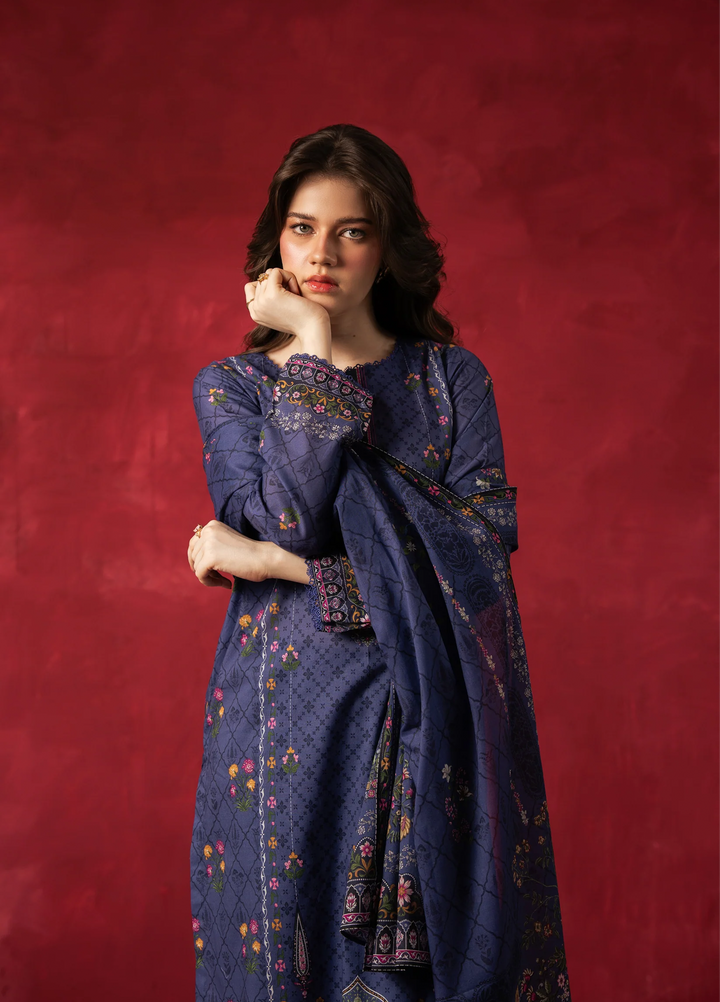 Zoe by Zeen RTW Printed Lawn 3 Piece Suit ZN26UZL WFM36605 - Casual Collection