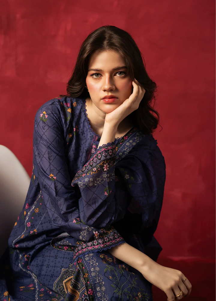 Zoe by Zeen RTW Printed Lawn 3 Piece Suit ZN26UZL WFM36605 - Casual Collection