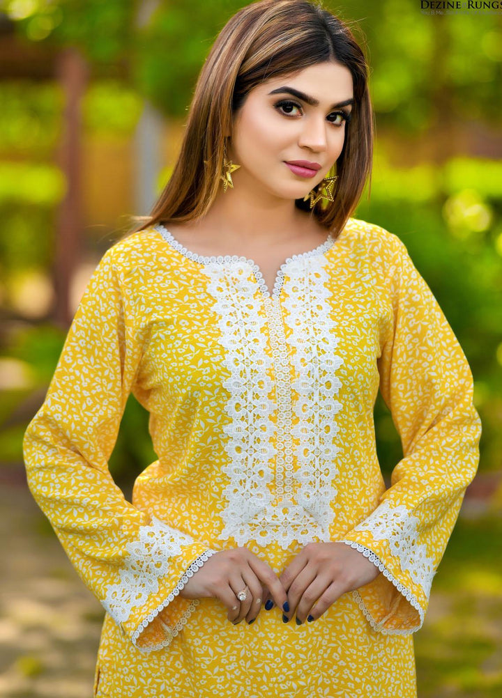 Dezine & Rungs Casual Pret  Lawn 2 Piece DNR-22-25