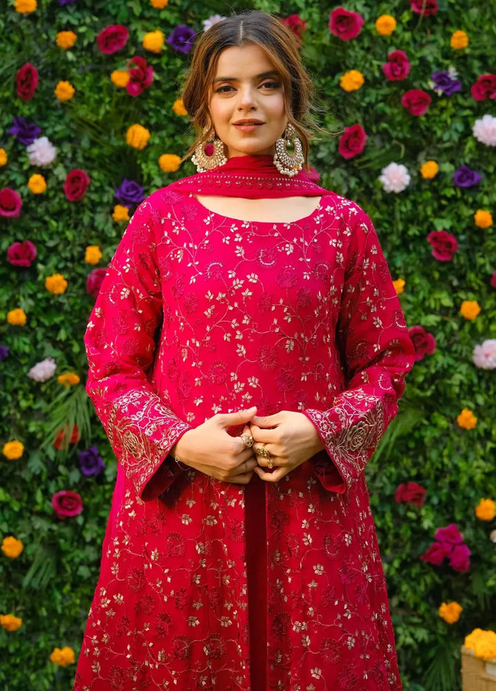 Dhaga Pret Embroidered Chiffon 3 Piece Suit Noori