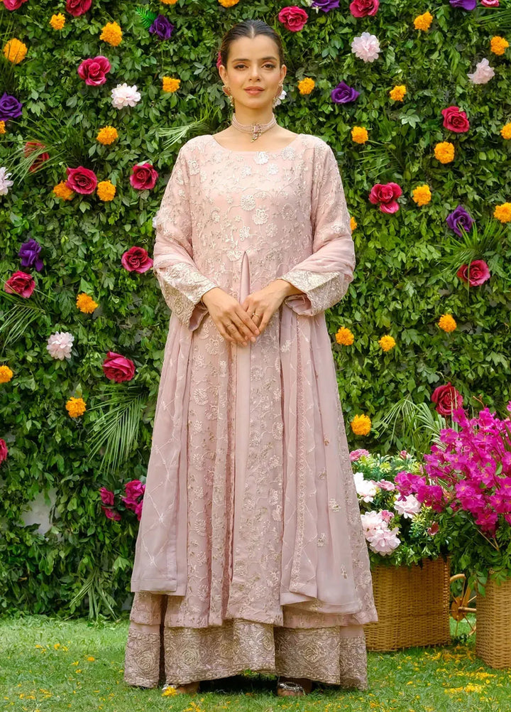 Dhaga Pret Embroidered Chiffon 3 Piece Suit Phool