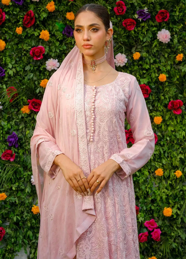 Dhaga Pret Embroidered Chiffon 3 Piece Suit Ruhi