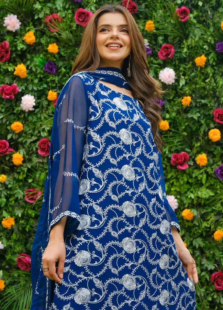 Dhaga Pret Embroidered Chiffon 3 Piece Suit Seher
