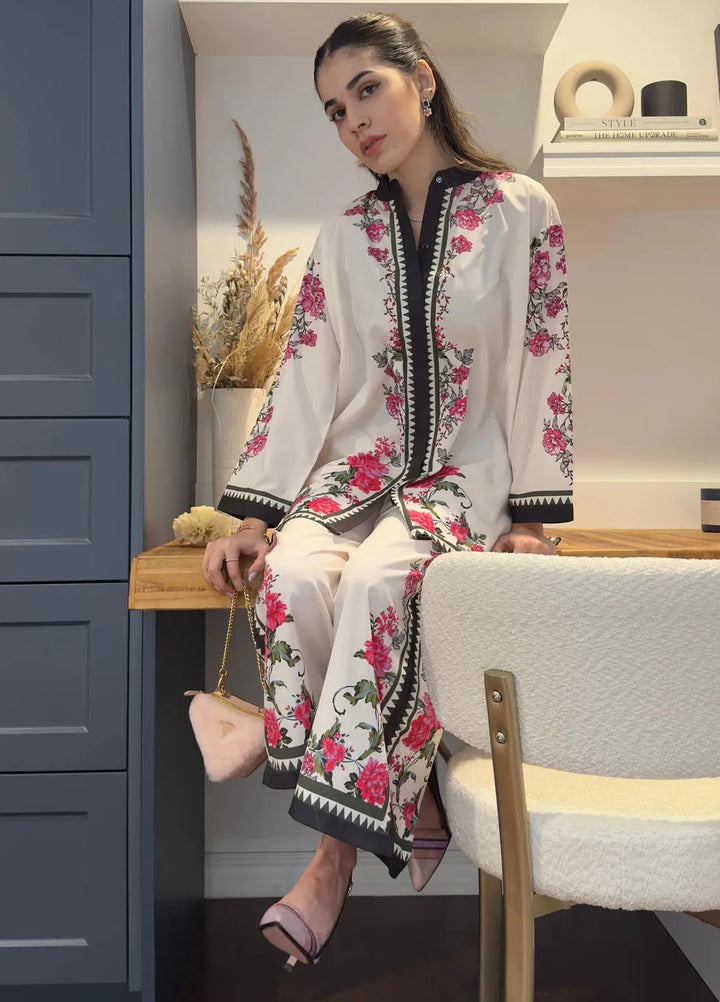 Dhaga Pret Printed Crepe 2 Piece Suit Florse