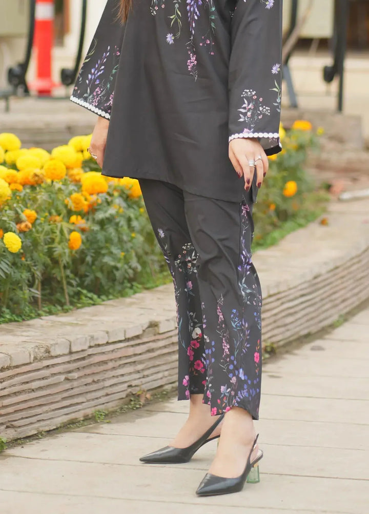 Dhaga Pret Printed Crepe 2 Piece Suit Jugnu