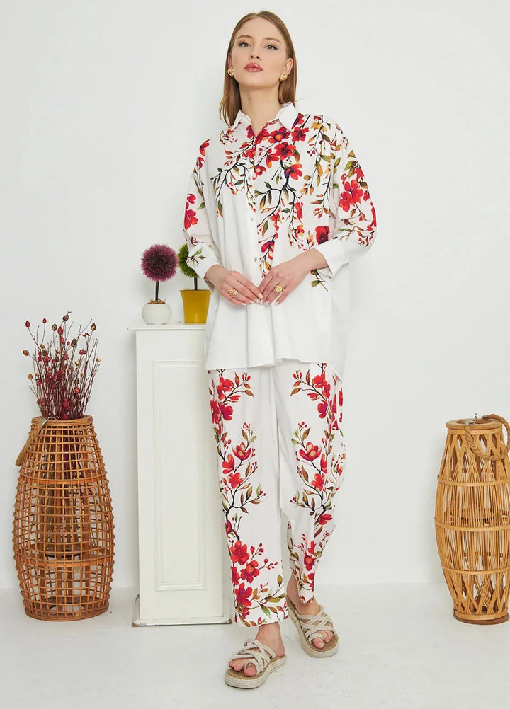 Dhaga Pret Printed Crepe 2 Piece Suit Nyra