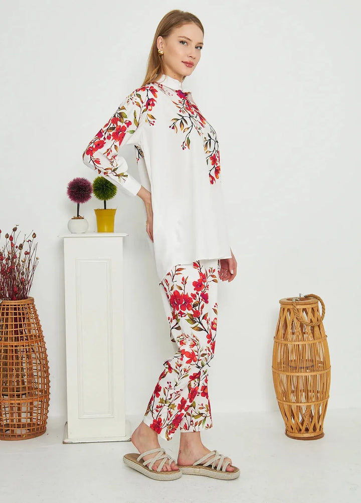 Dhaga Pret Printed Crepe 2 Piece Suit Nyra