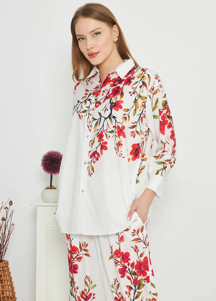 Dhaga Pret Printed Crepe 2 Piece Suit Nyra
