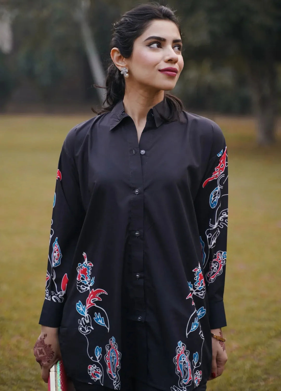 Dhaga Pret Printed Crepe 2 Piece Suit Rosecoe