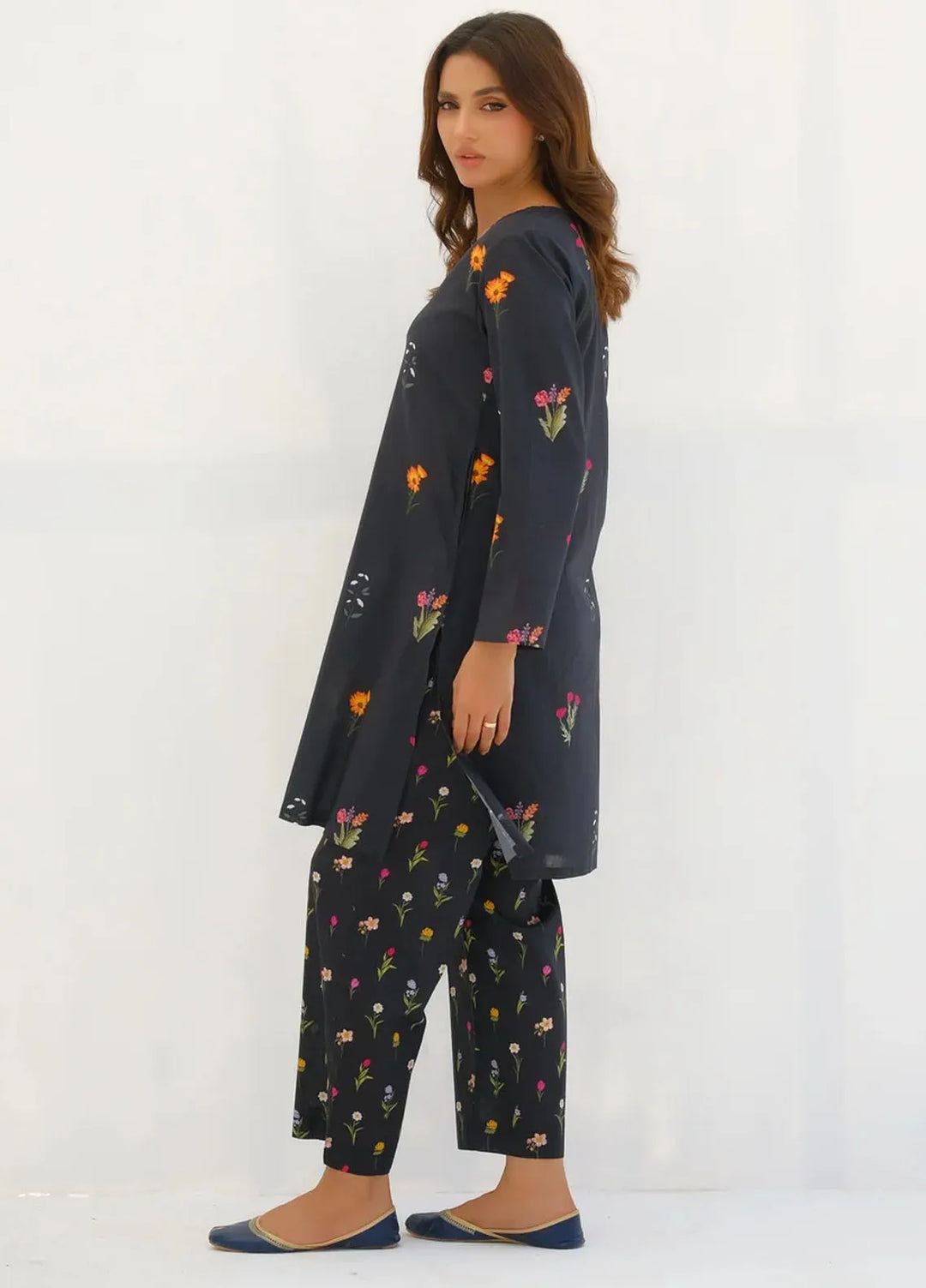 Dhaga Pret Printed Lawn 2 Piece Suit Matching Separate 0010