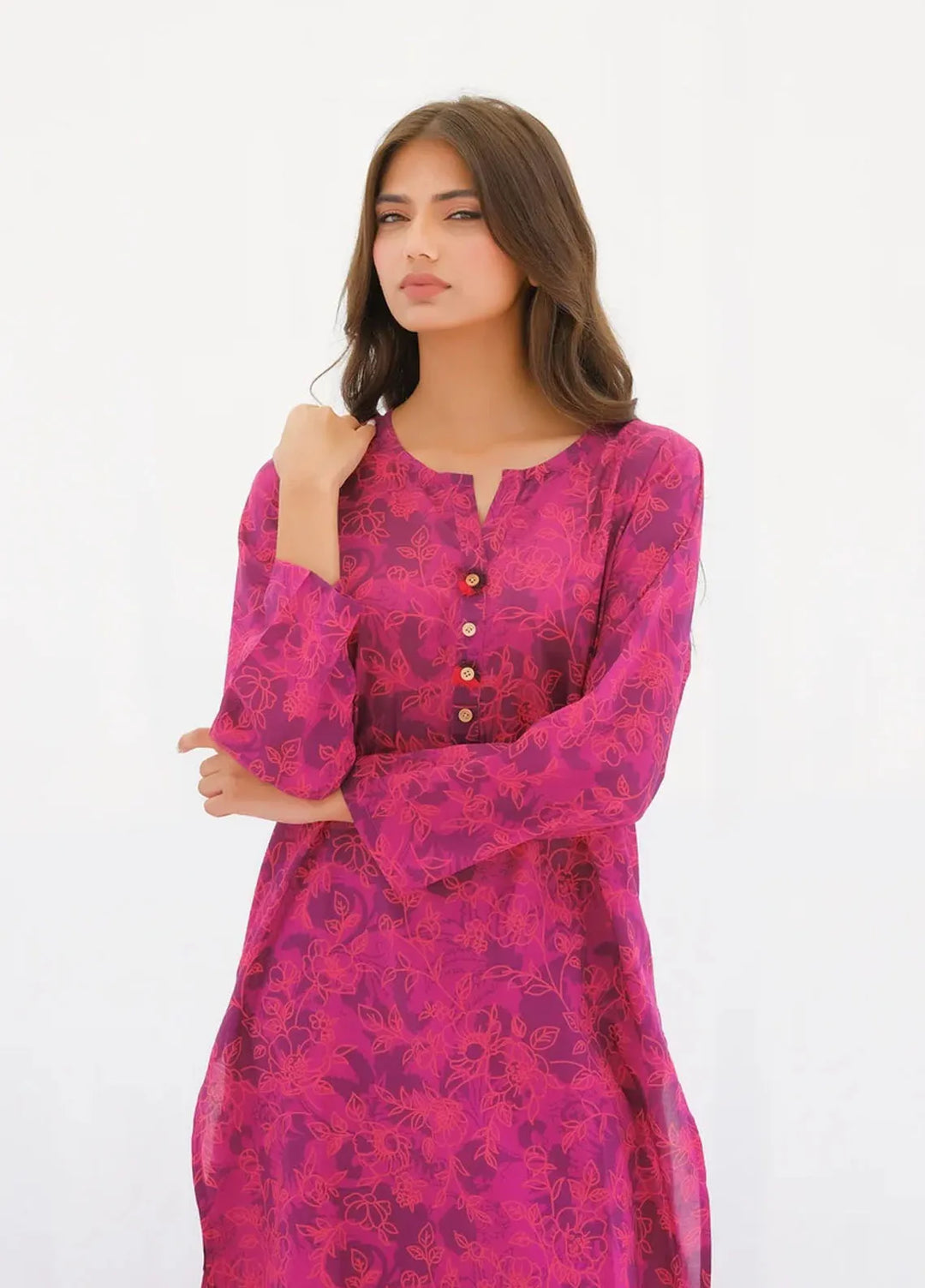 Dhaga Pret Printed Lawn 2 Piece Suit Matching Separate 0011