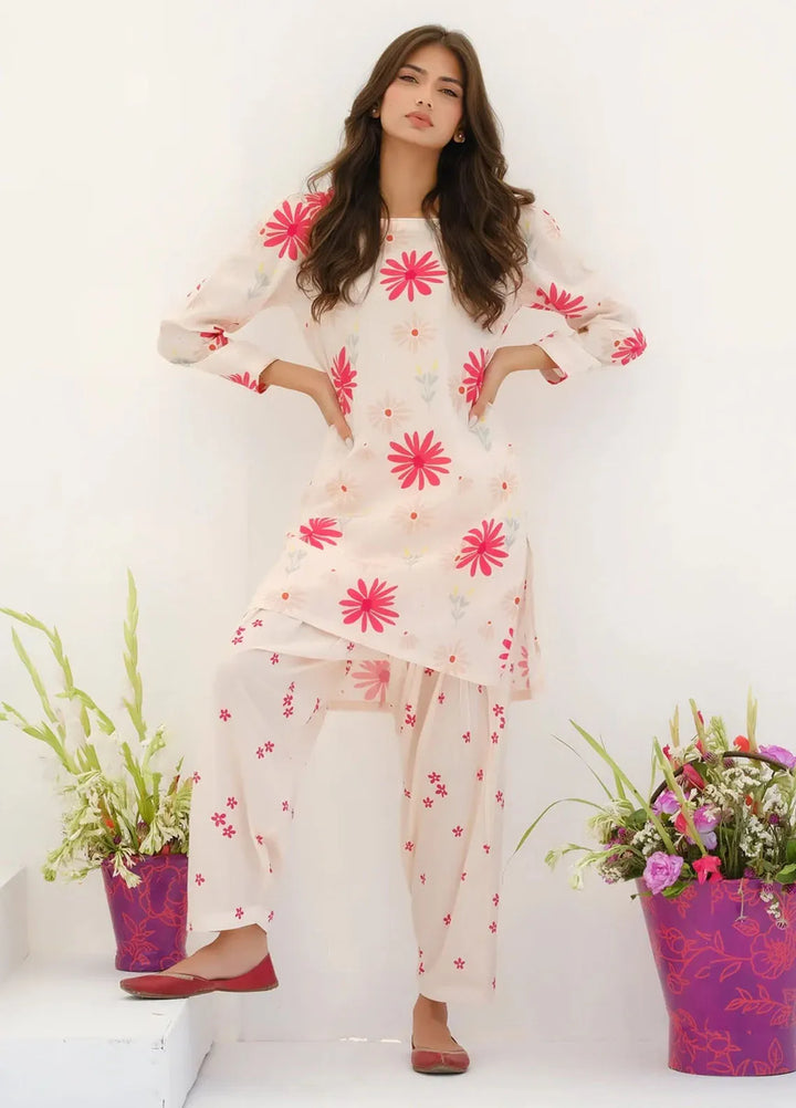 Dhaga Pret Printed Lawn 2 Piece Suit Matching Separate 0023