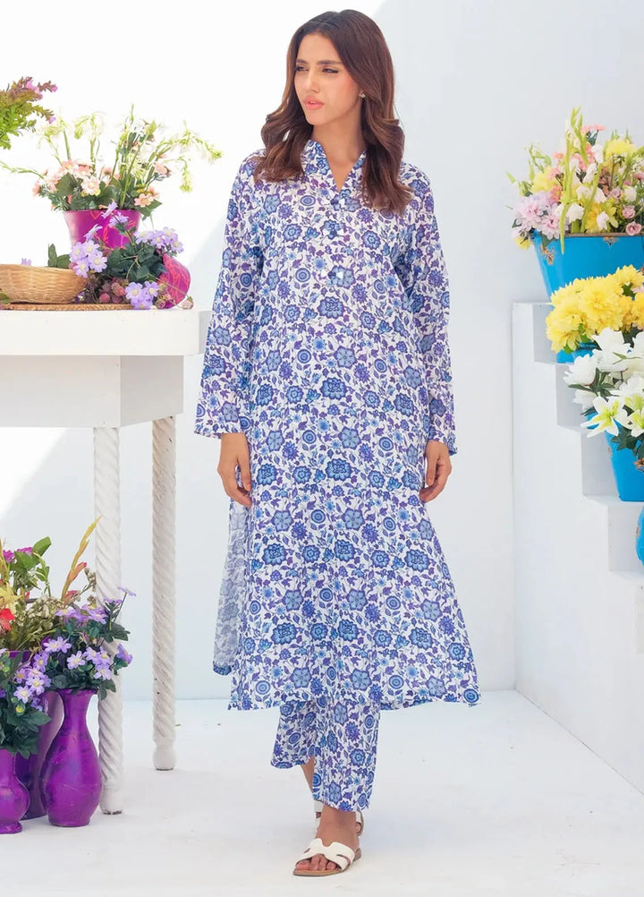 Dhaga Pret Printed Lawn 2 Piece Suit Matching Separate 004