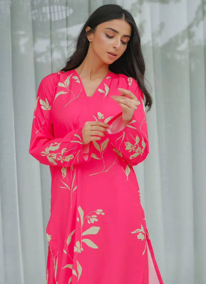 Dhaga Pret Printed Soft Crepe 2 Piece Floral Fiesta