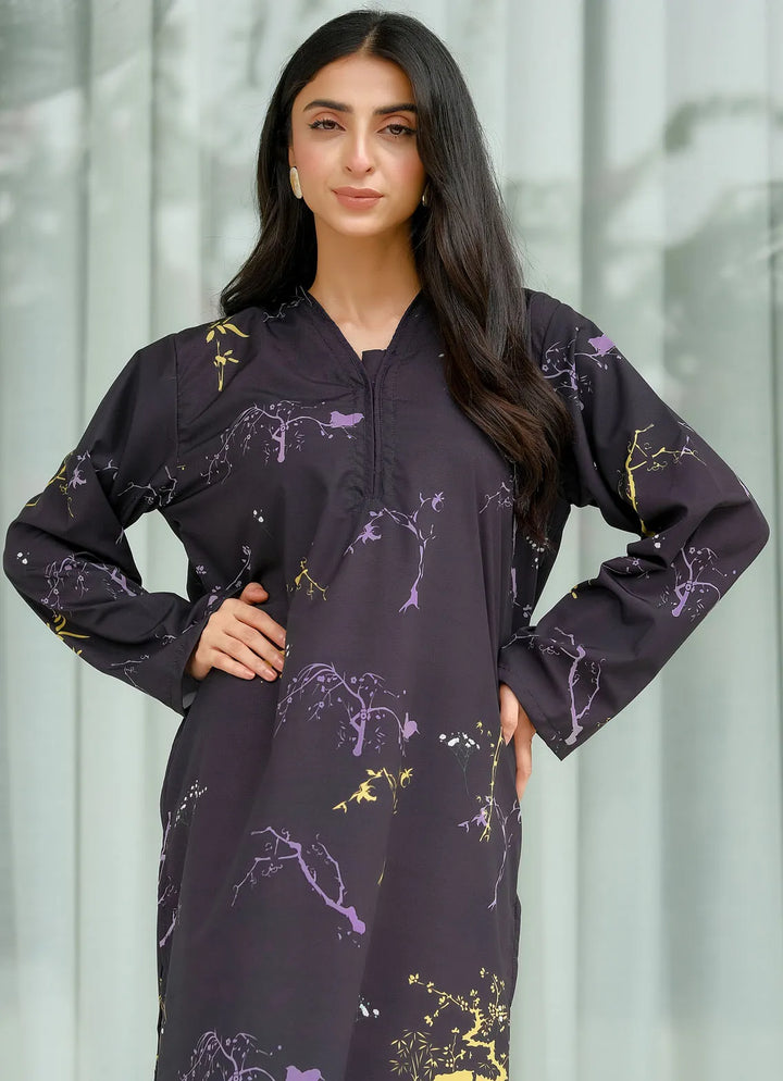 Dhaga Pret Printed Soft Crepe 2 Piece Mauve