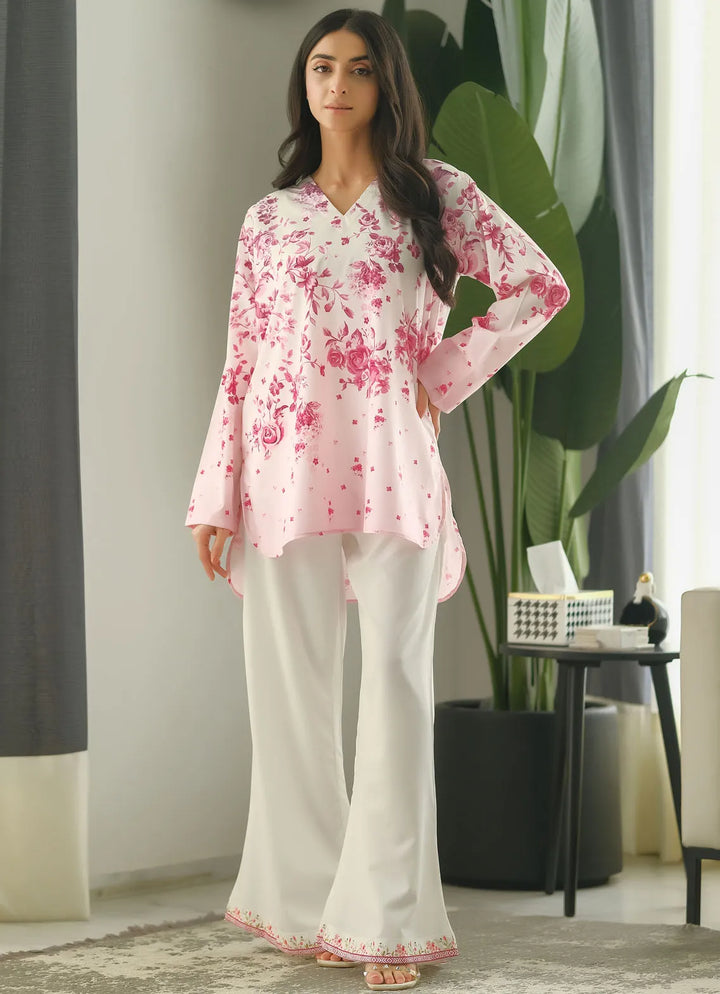 Dhaga Pret Printed Soft Crepe 2 Piece Ruby S