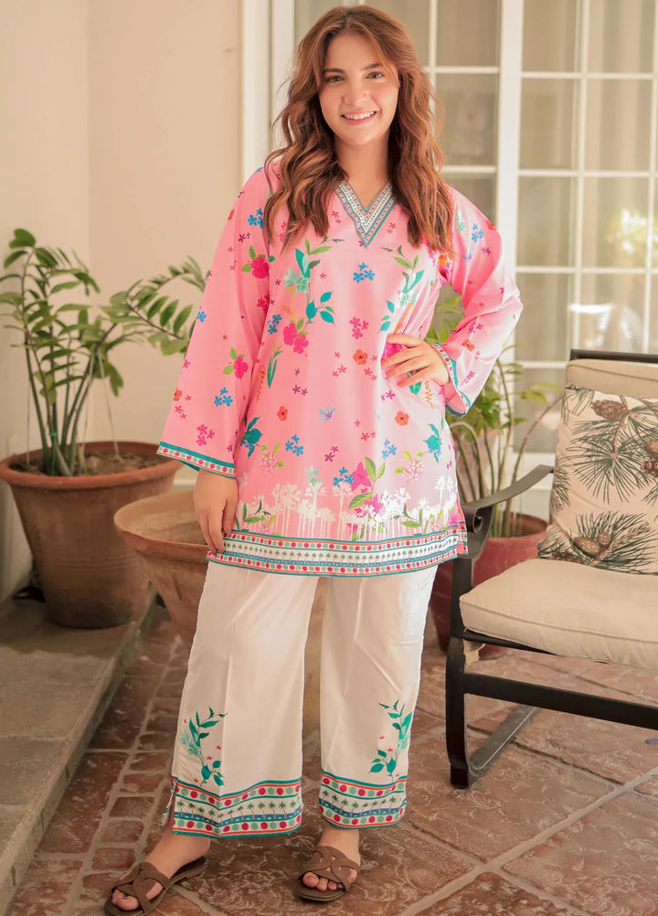 Dhaga Pret Printed Soft Crepe 2 Piece Suit Bloom