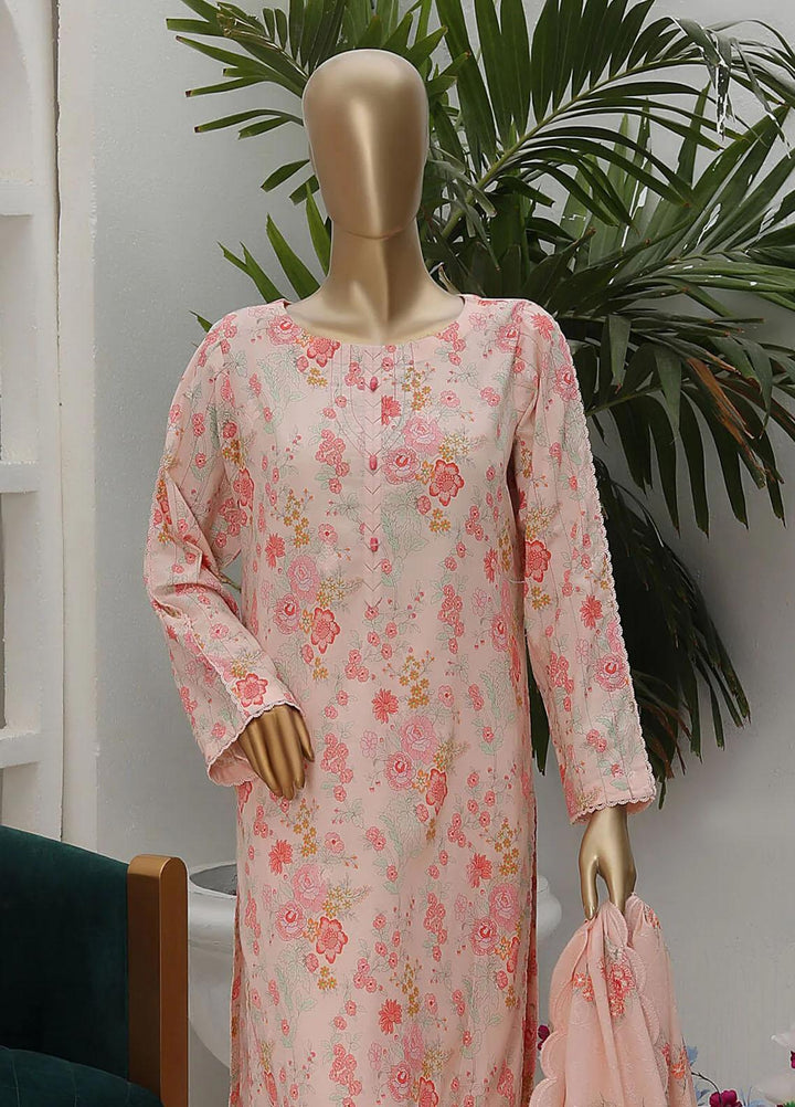 Dhagakari By HZ Textiles Embroidered Cotton Suits Unstitched 3 Piece HZ23DG PDK-49 - Formal Collection