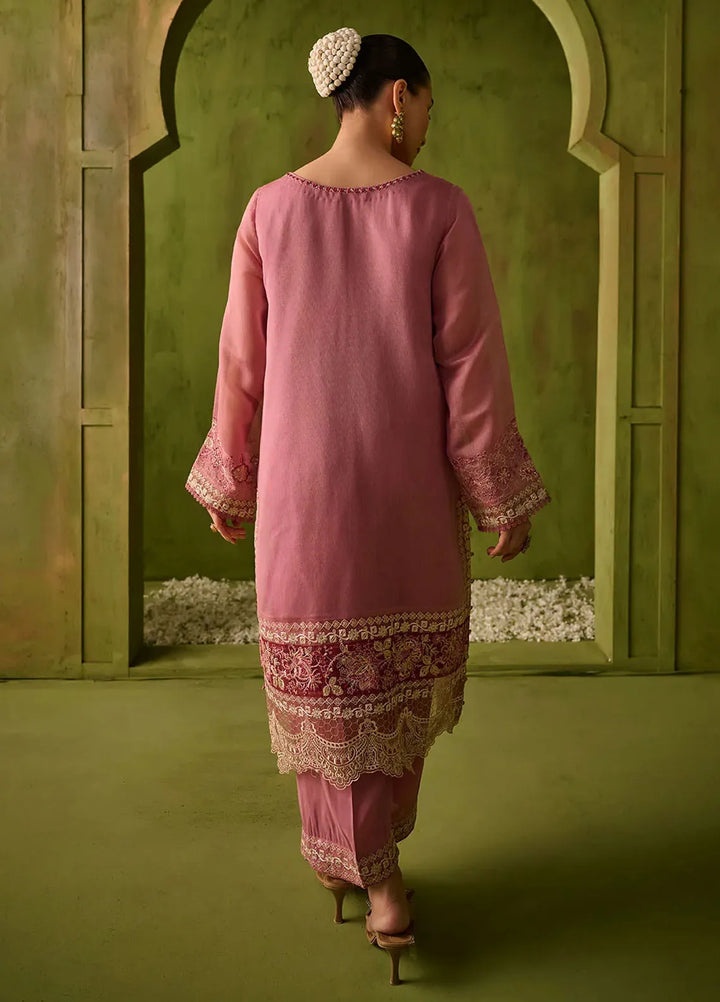 Dhanak Embroidered Khaadi Net Suits Unstitched 3 Piece SS24DU-3193 - Festive Collection