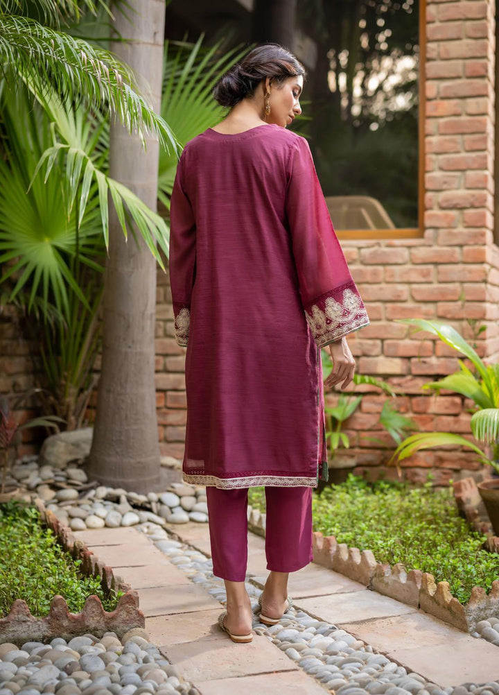 Dhanak Festive Pret Embroidered Munar 2 Piece Suit DC-2103 MAGENTA