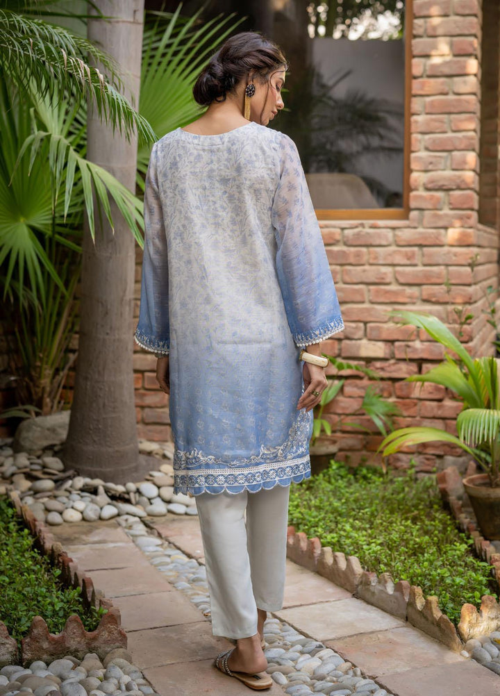 Dhanak Festive Pret Embroidered Munar 2 Piece Suit DC-2101 BLUE