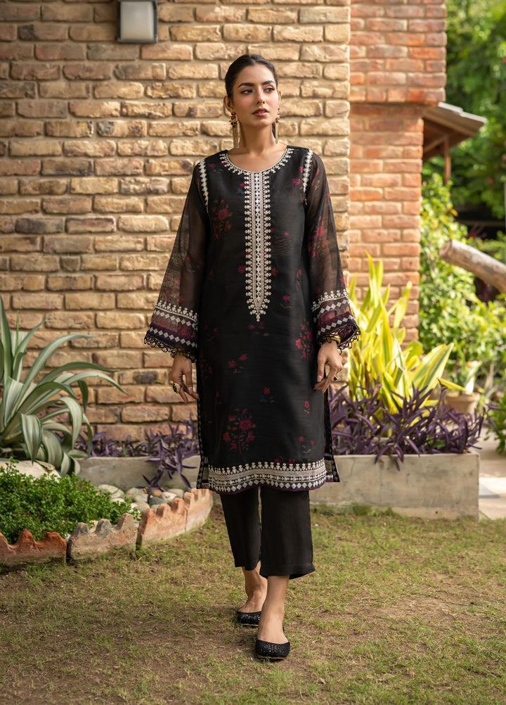 Dhanak Festive Pret Embroidered Munar 2 Piece Suit DC-2095 BLACK
