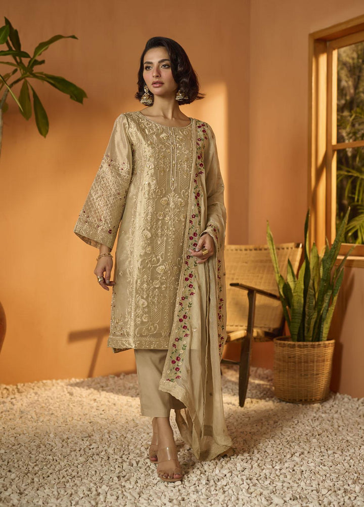 Dhanak Pret   3 Piece Suit DL-0207 BEIGE