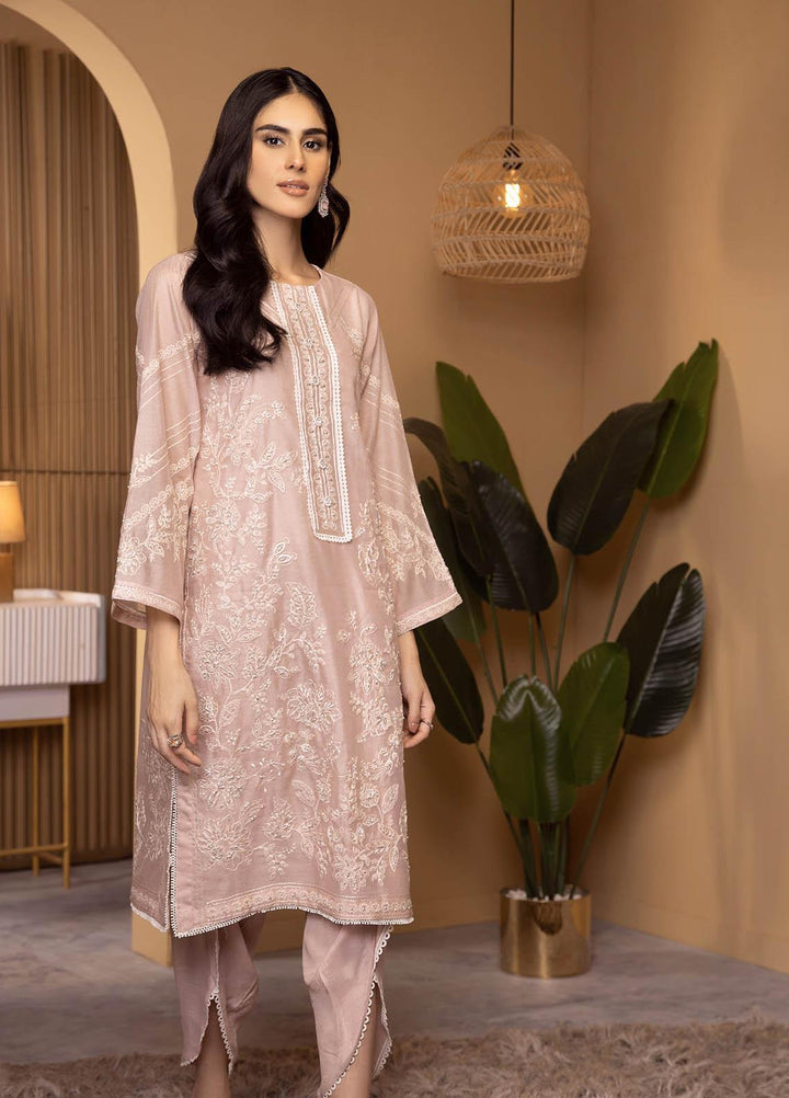 Dhanak Luxury Pret  Khaadi Net 2 Piece Suit DA-2121 PEACH