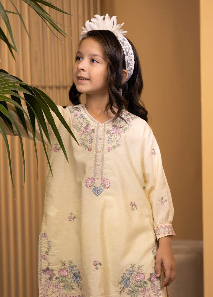 Dhanak Luxury Pret  Cotton Silk 2 Piece Suit DK-0147 LEMON
