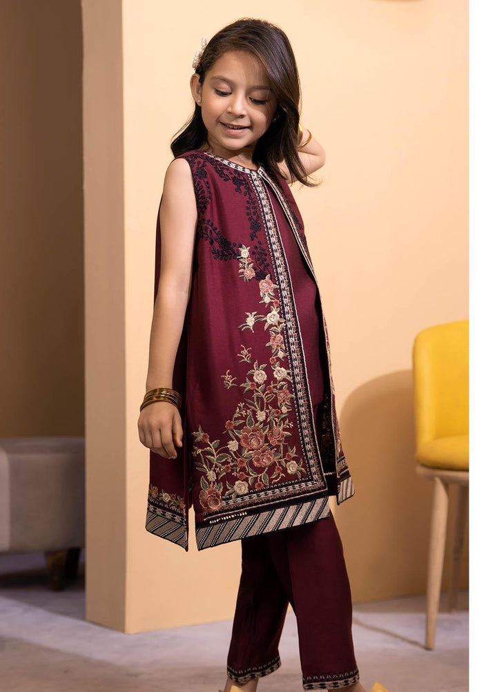 Dhanak Luxury Pret  Cotton Net 2 Piece Suit DK-0141 PLUM