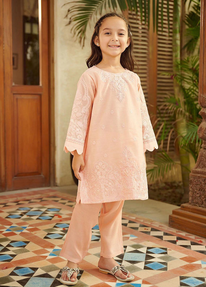 Dhanak Festive Pret Embroidered Cotton 2 Piece Suit DK-0120 PINK