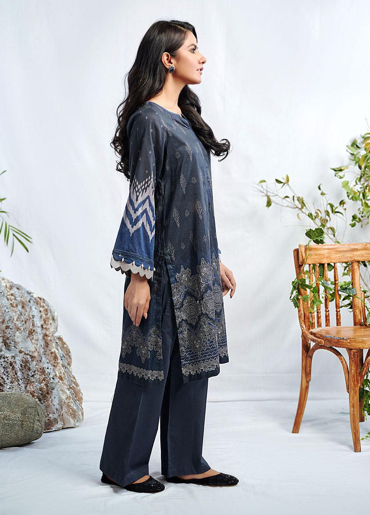 Dhanak Casual Pret Digital Printed Lawn Shirt DC-0362 Black