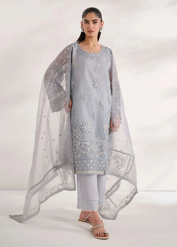 Dhanak Pret Embroidered Cotton Jacquard 2 Piece Suit SS24DA-2425