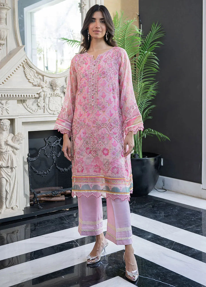 Dhanak Pret Embroidered Khaadi net 2 Piece Suit SS24DA-2433