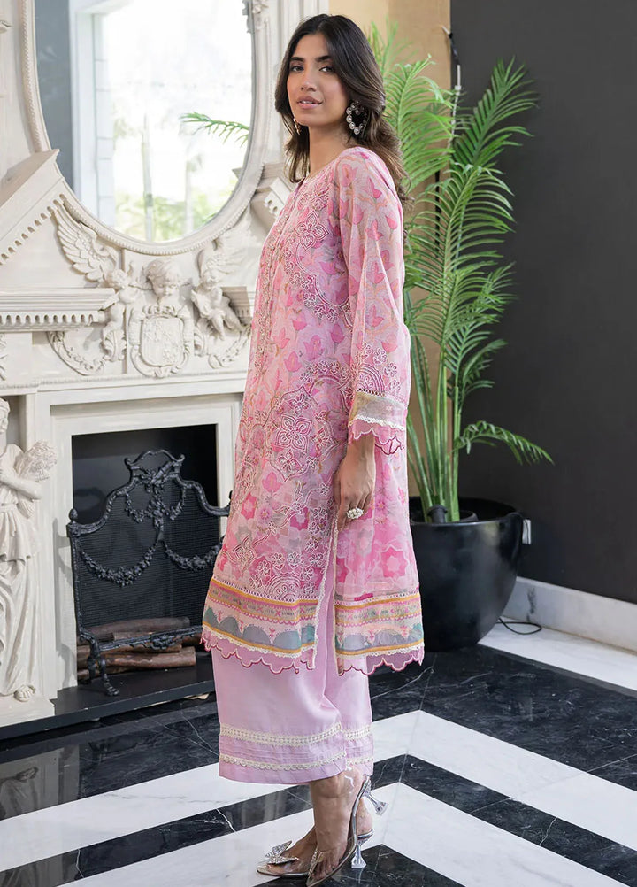 Dhanak Pret Embroidered Khaadi net 2 Piece Suit SS24DA-2433