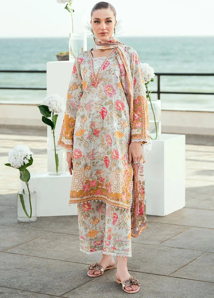 Dhanak Pret Embroidered Lawn 2 Piece Suit SS25DC-2535