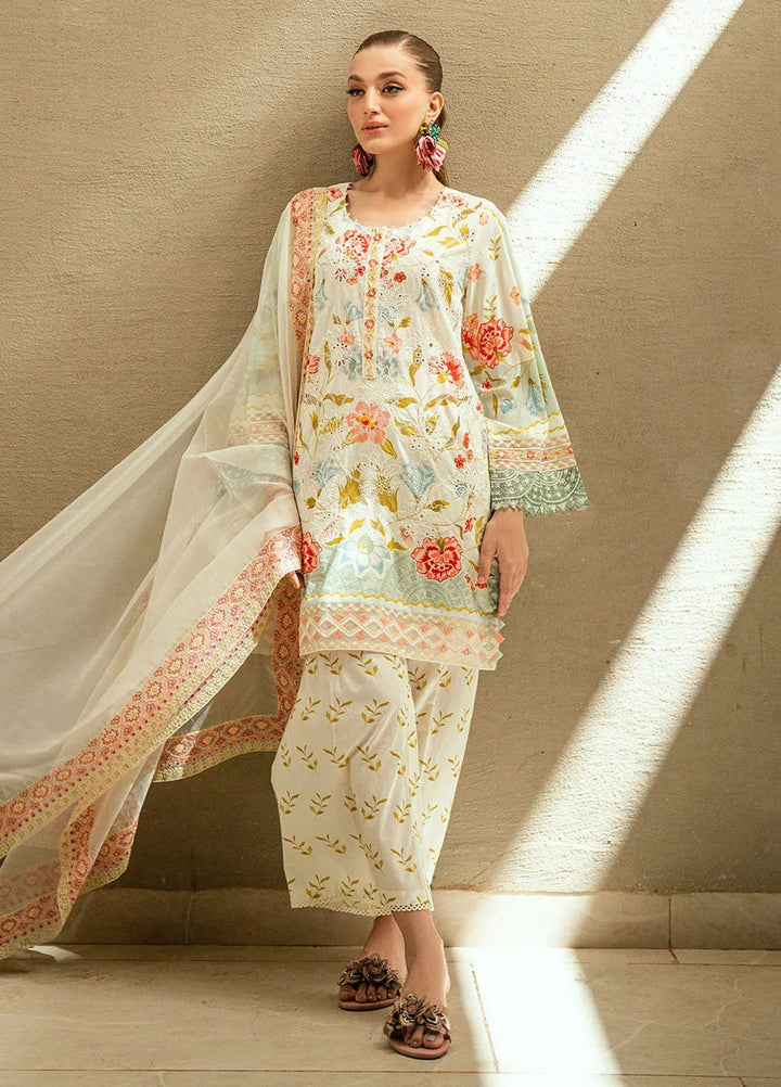 Dhanak Pret Embroidered Lawn 2 Piece Suit SS25DC-2536