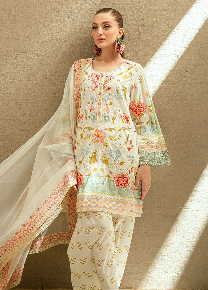 Dhanak Pret Embroidered Lawn 2 Piece Suit SS25DC-2536